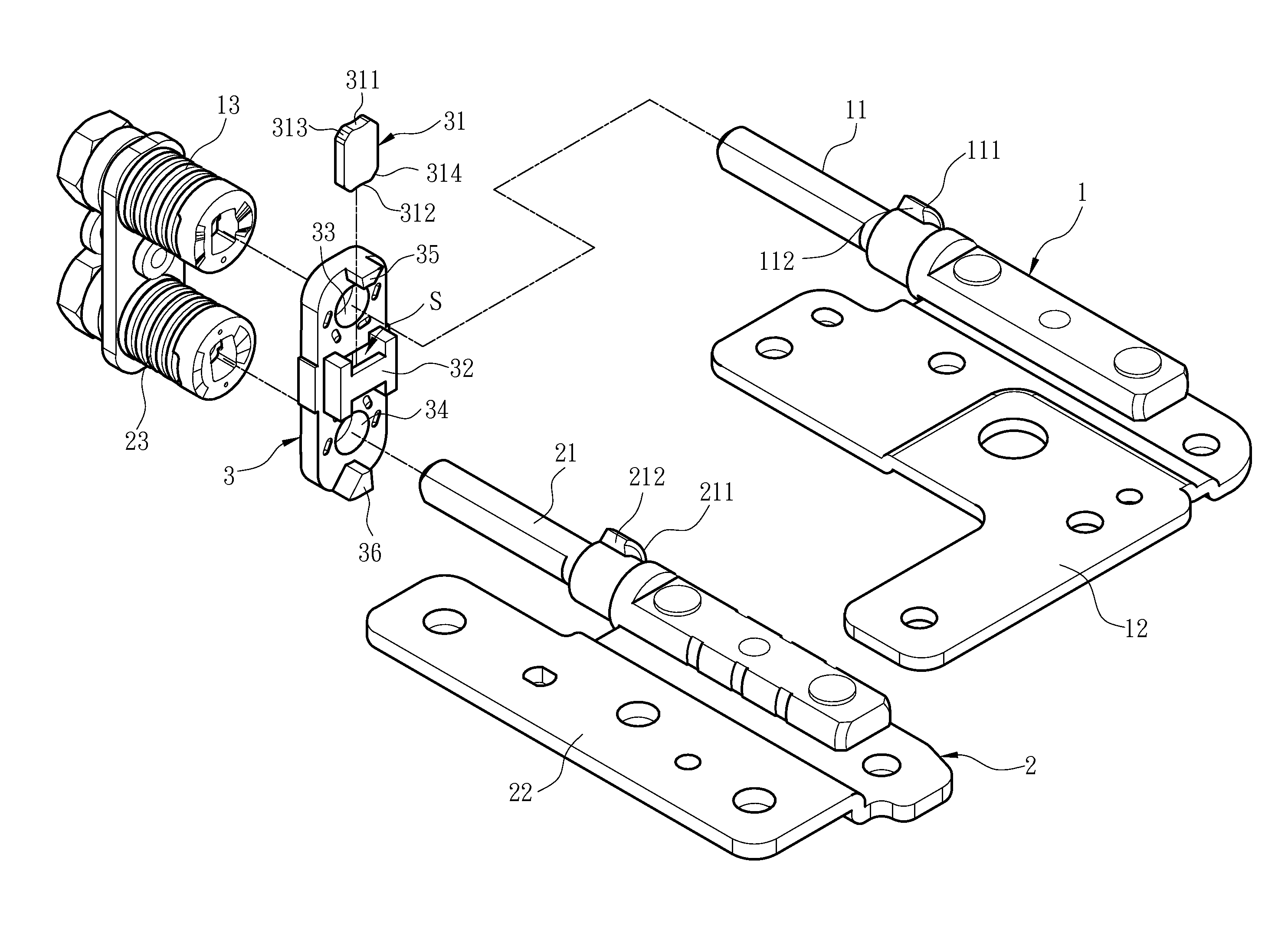 Steady opening and closing double-axis hinge