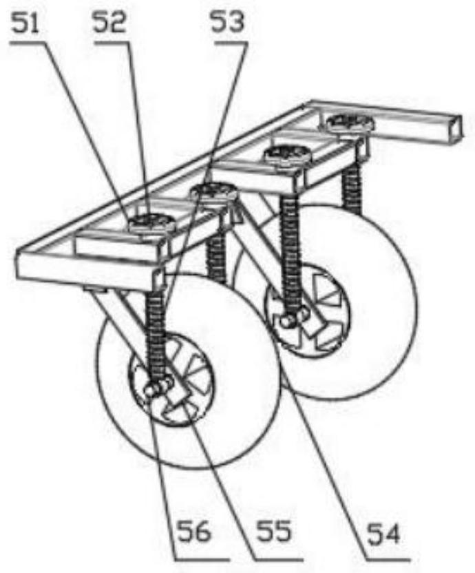 Side sweeping type straw deep burying and returning machine