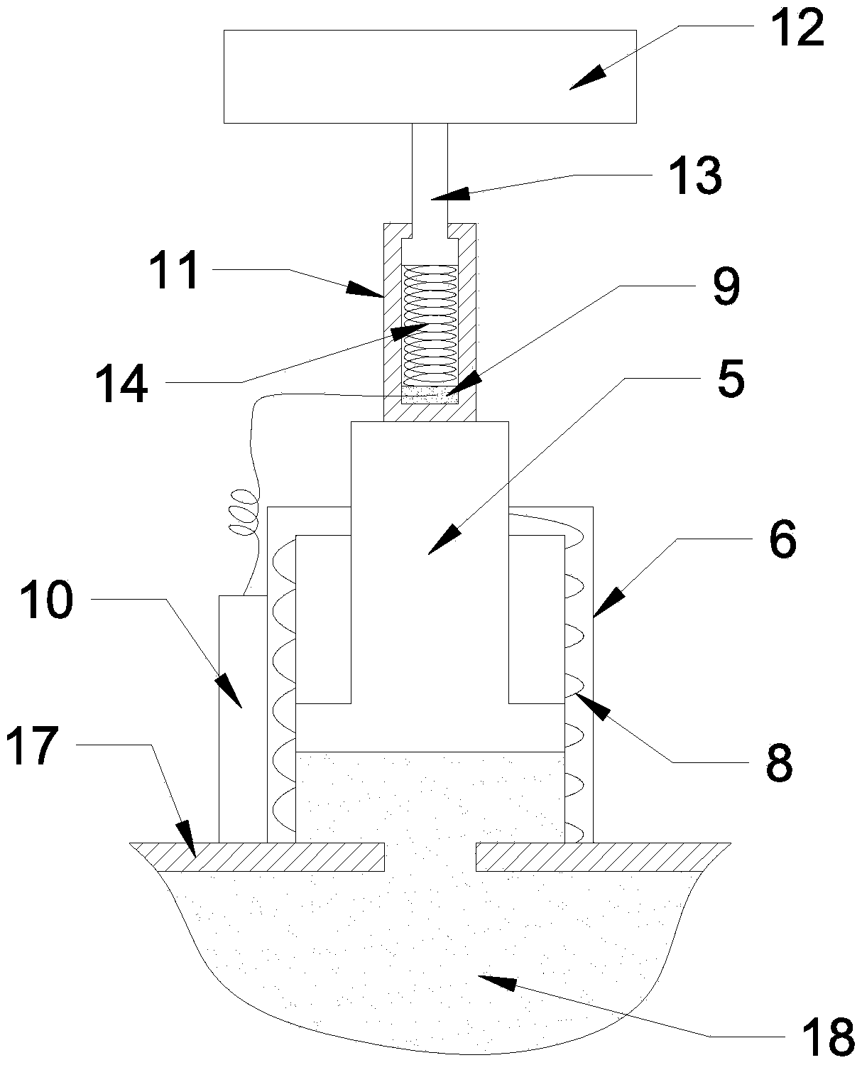 Automatic mechanical clamp device and clamping method