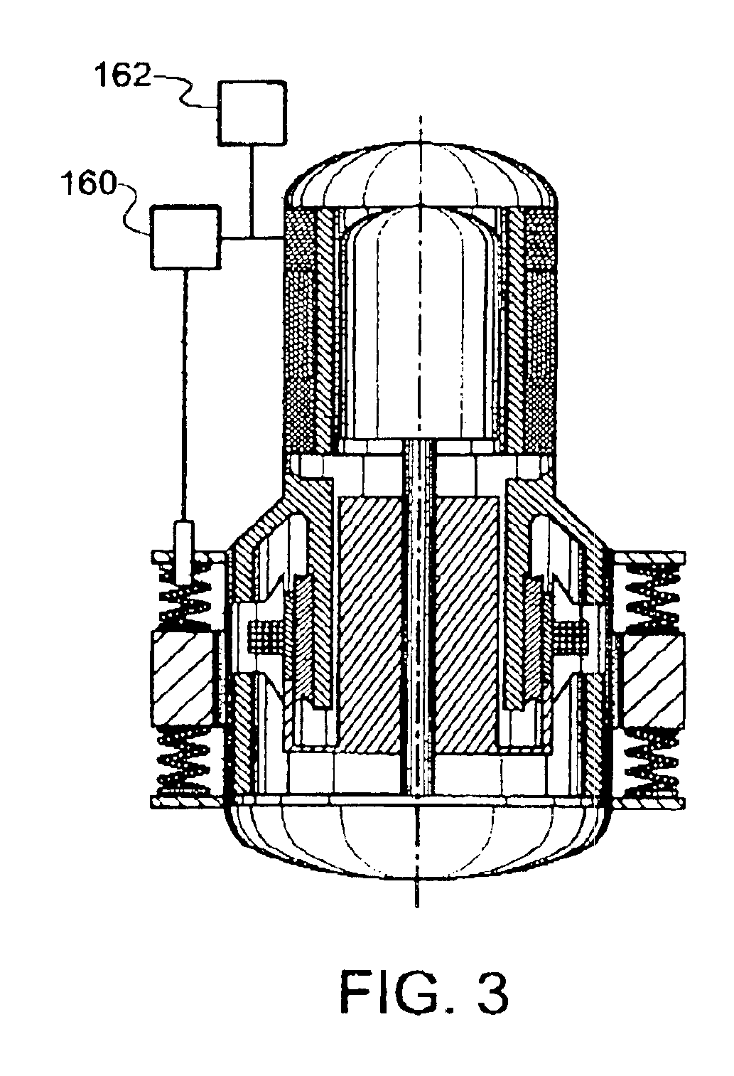 Controller for reducing excessive amplitude of oscillation of free piston