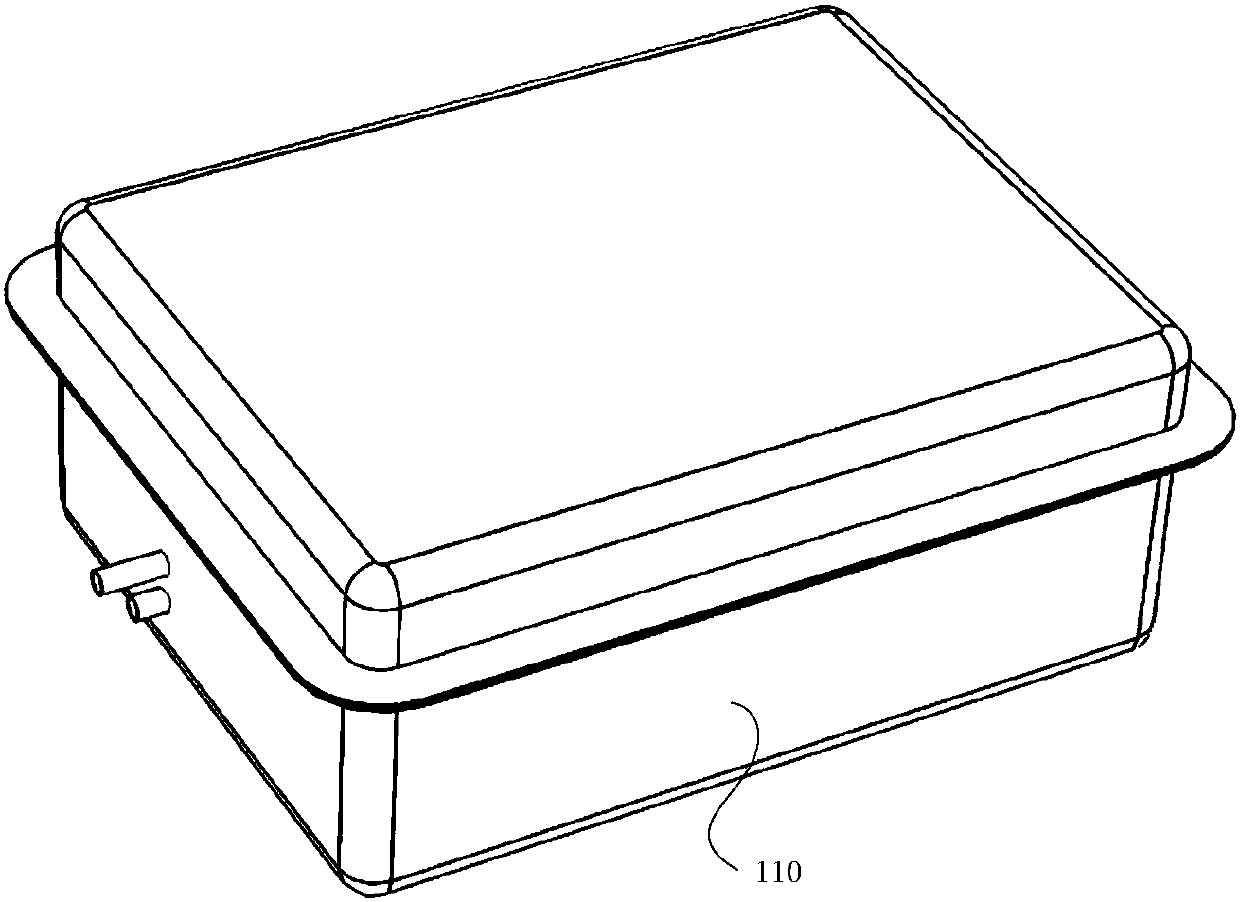 Heat management system and power supply device