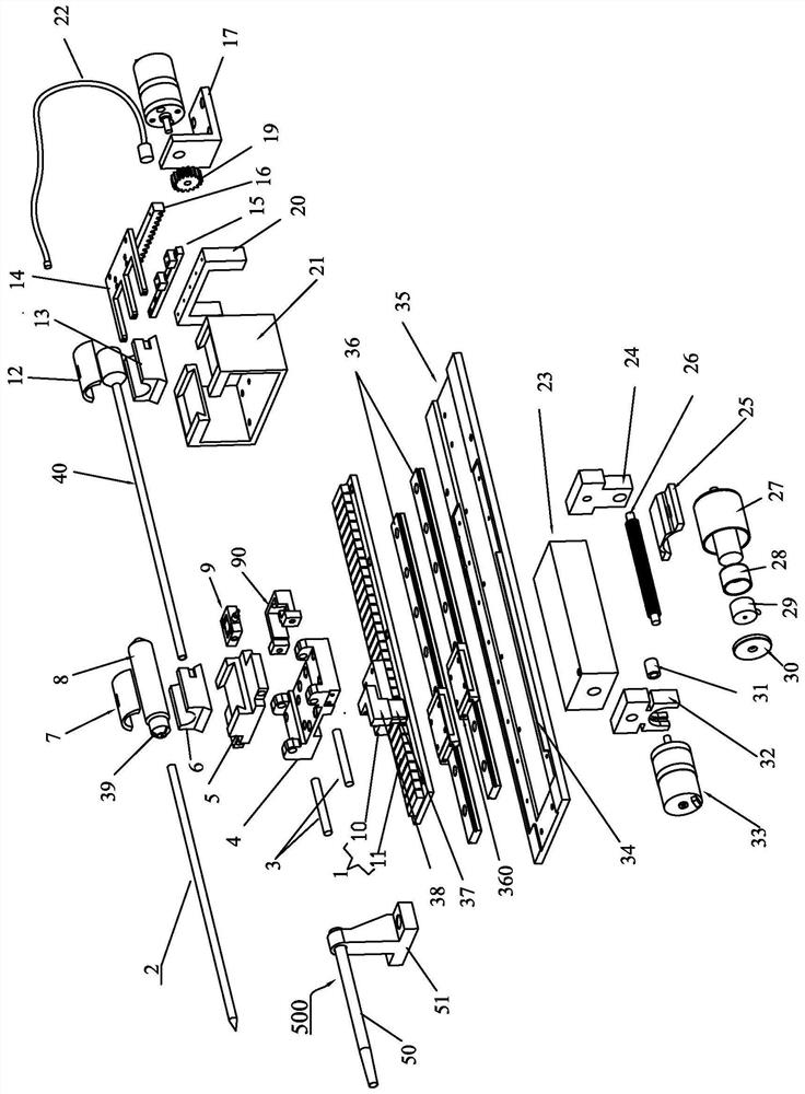 Automatic vertebral body puncture forming device and orthopedic surgery robot system