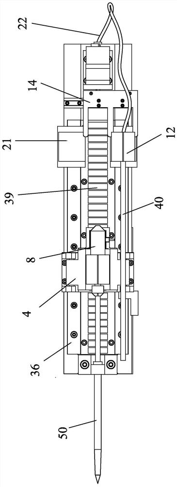 Automatic vertebral body puncture forming device and orthopedic surgery robot system