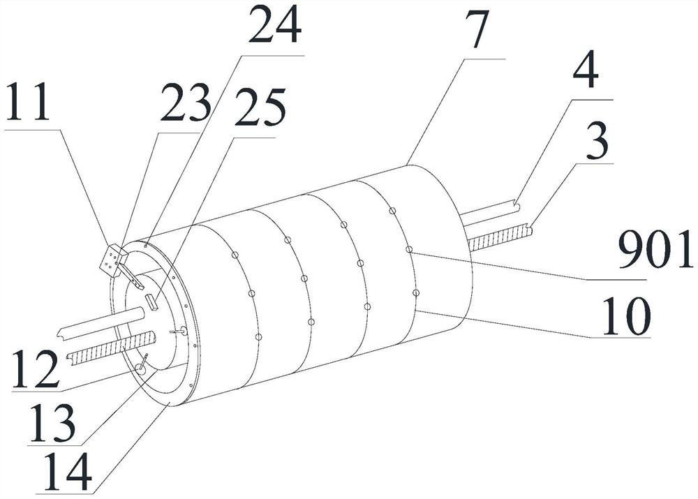 A cell cryopreservation device applied to the space station