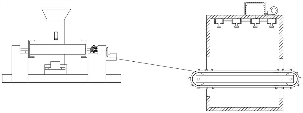 Automatic processing system used for glass fiber reinforced plastic pipeline