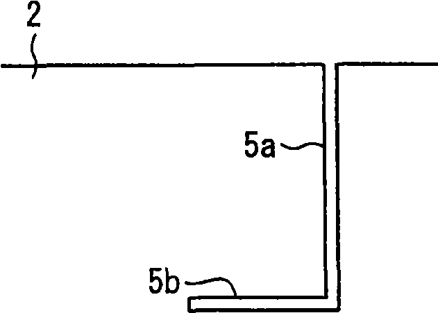 Printed board holding case, high frequency component, and method for producing the sames