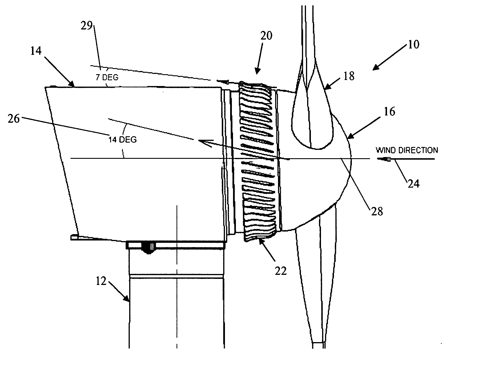 Passively cooled direct drive wind turbine