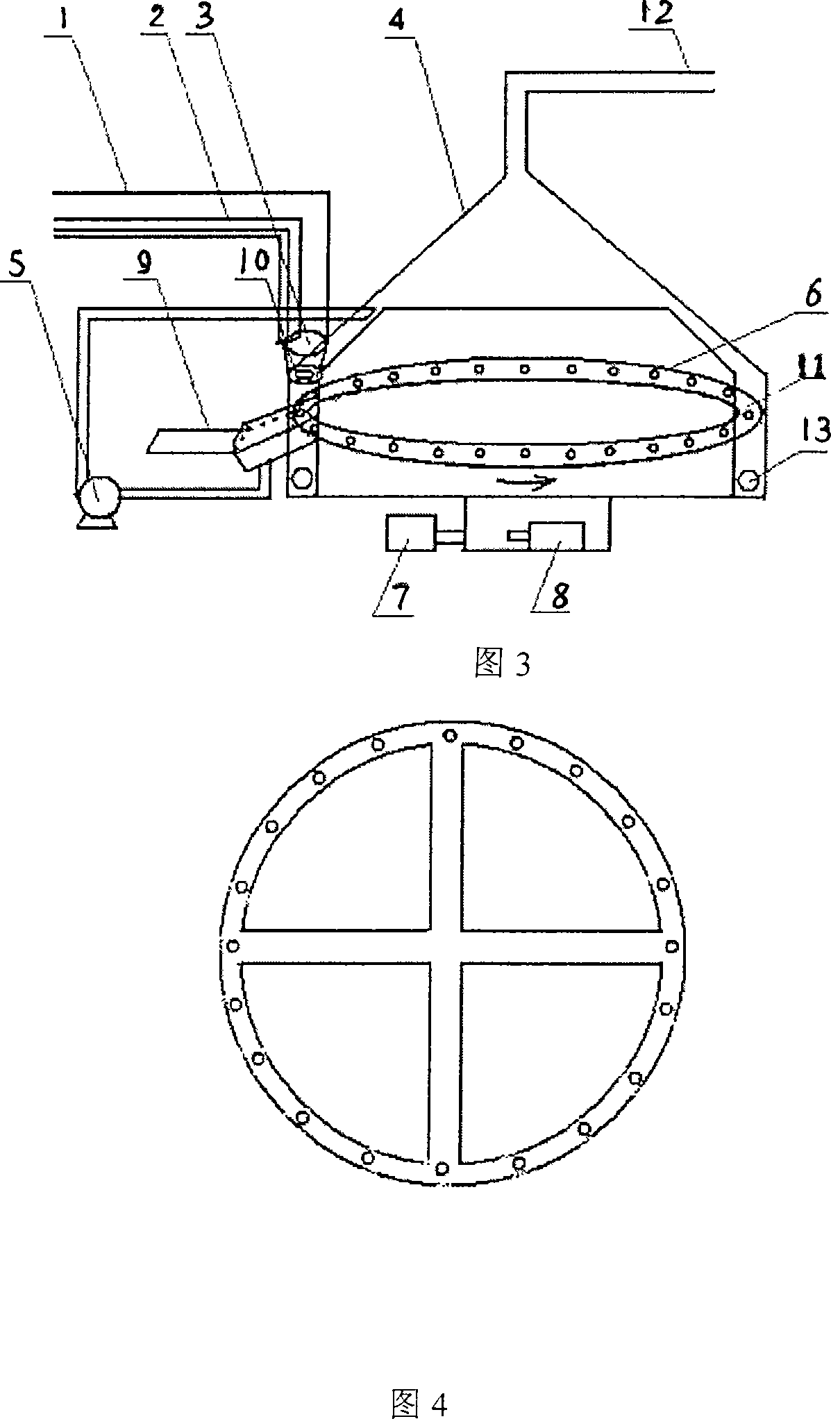 Method and system for separating ethanol based on sweet sorghum stalk solid ferment material