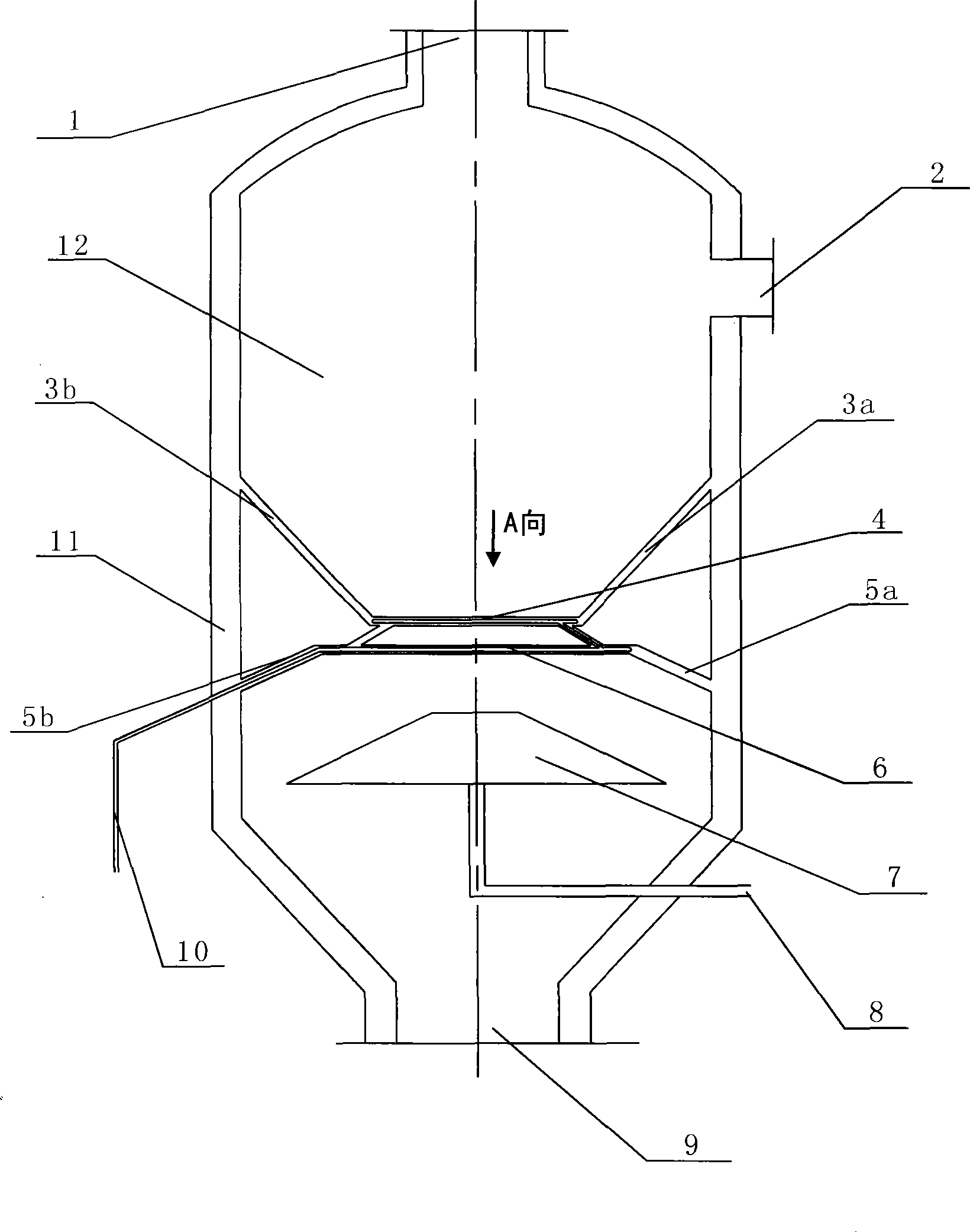 Temperature control method for fixed bed gasification furnace oxidation zone and gasification furnace