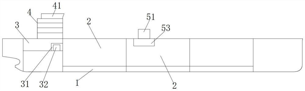 Ballast tank communication system and ship