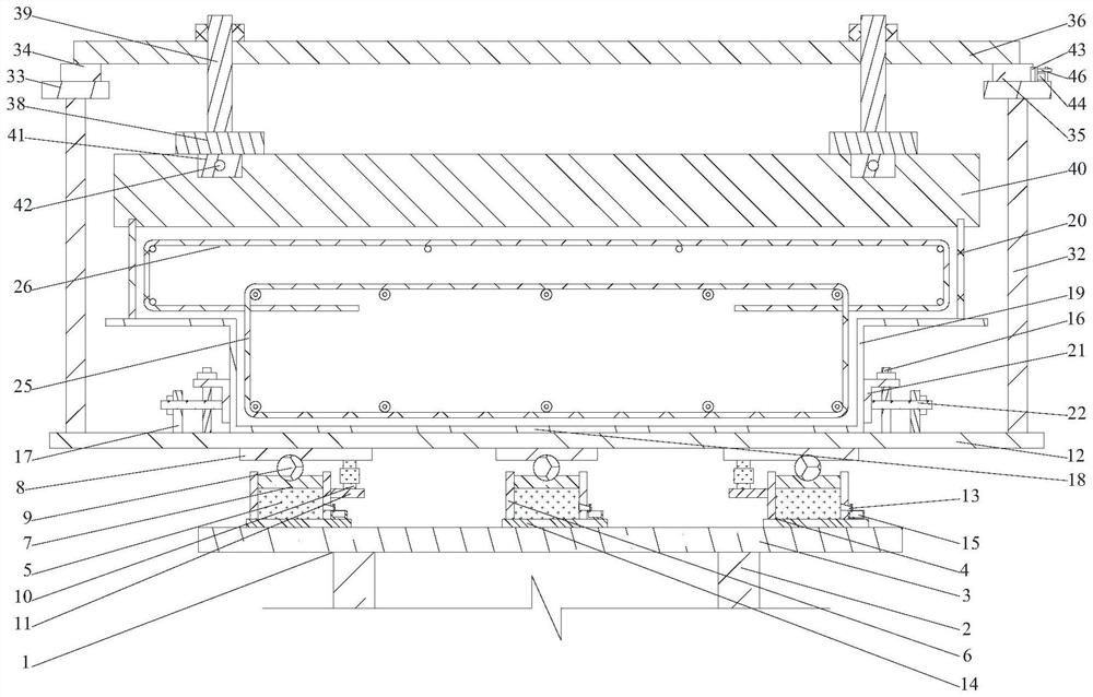 Large-span cast-in-place special-shaped stair construction method