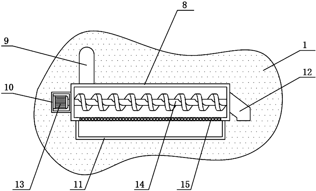 Whole-feed combined harvester capable of saving transmission space