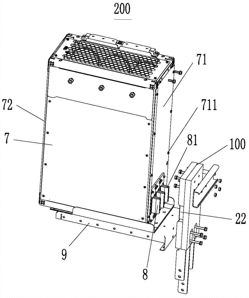 Connector and electrical connection device with the connector