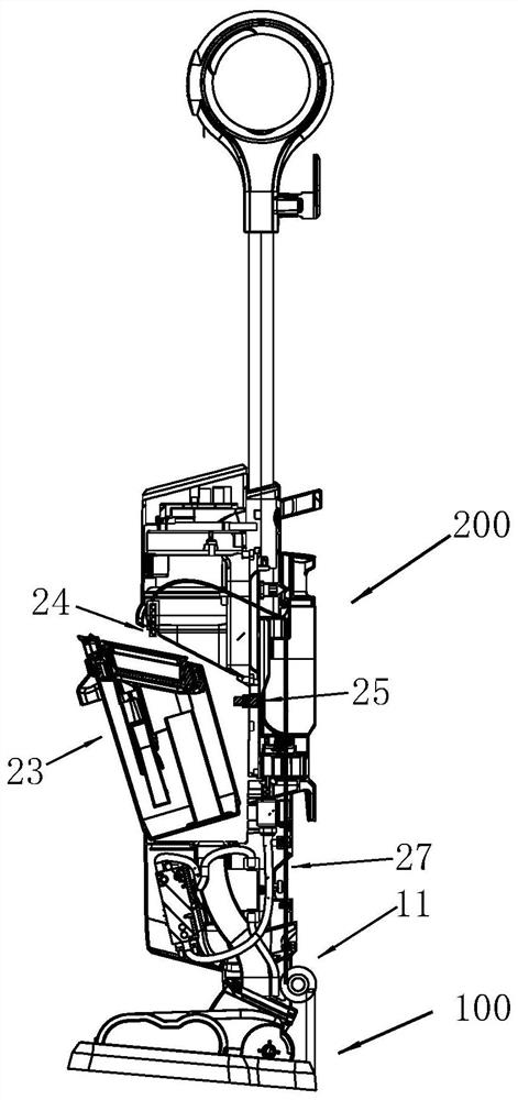 Wet vacuum cleaning system