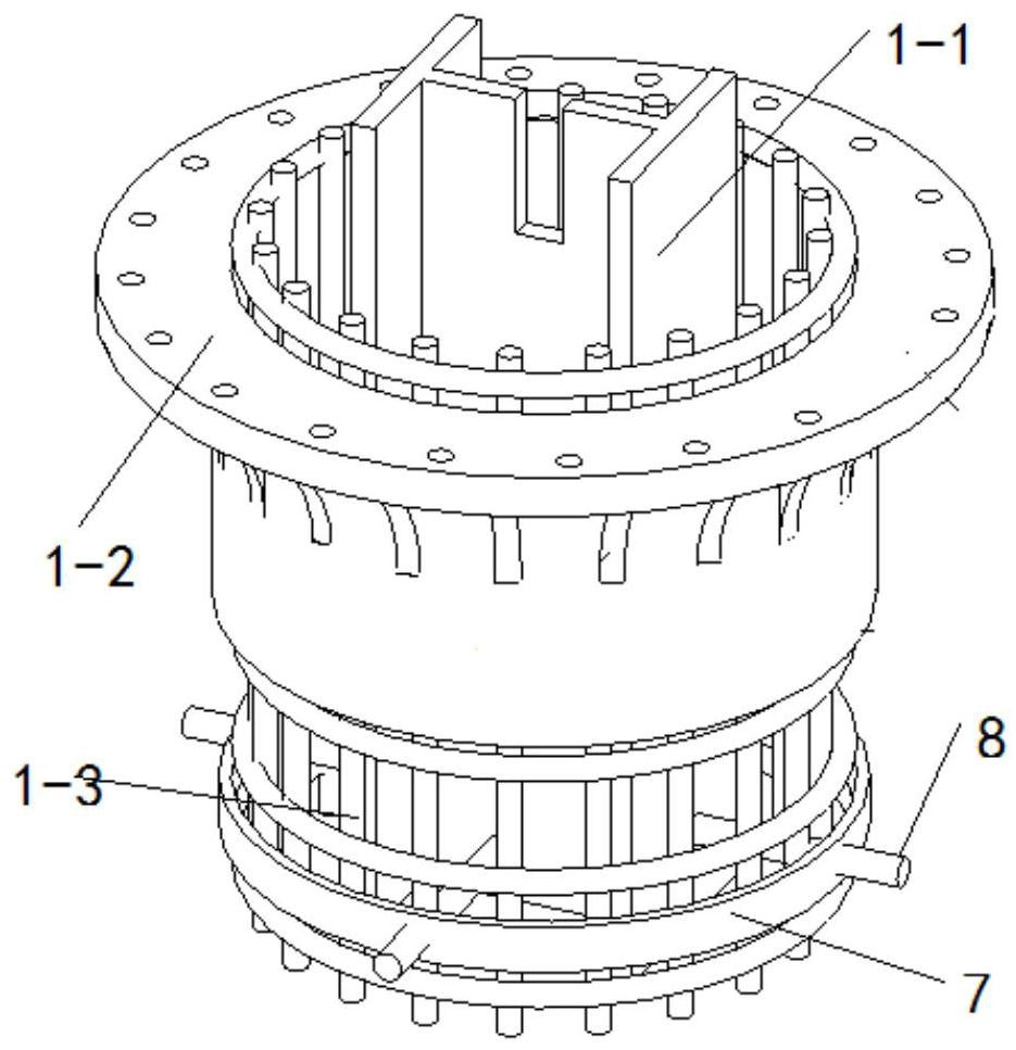 Concrete beam column connecting joint and temporary support mounting method