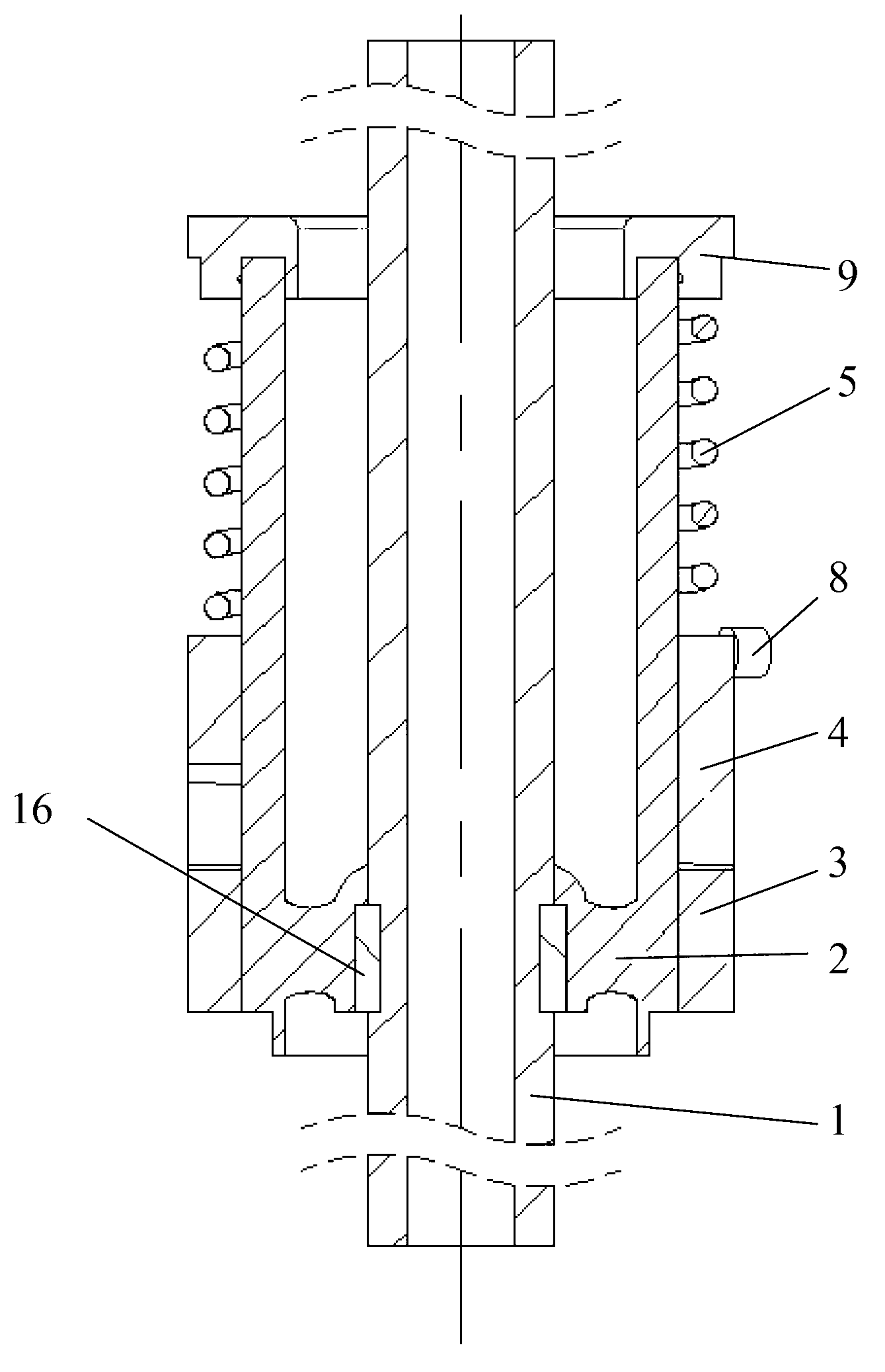 Cam-type axial rotary punching tool