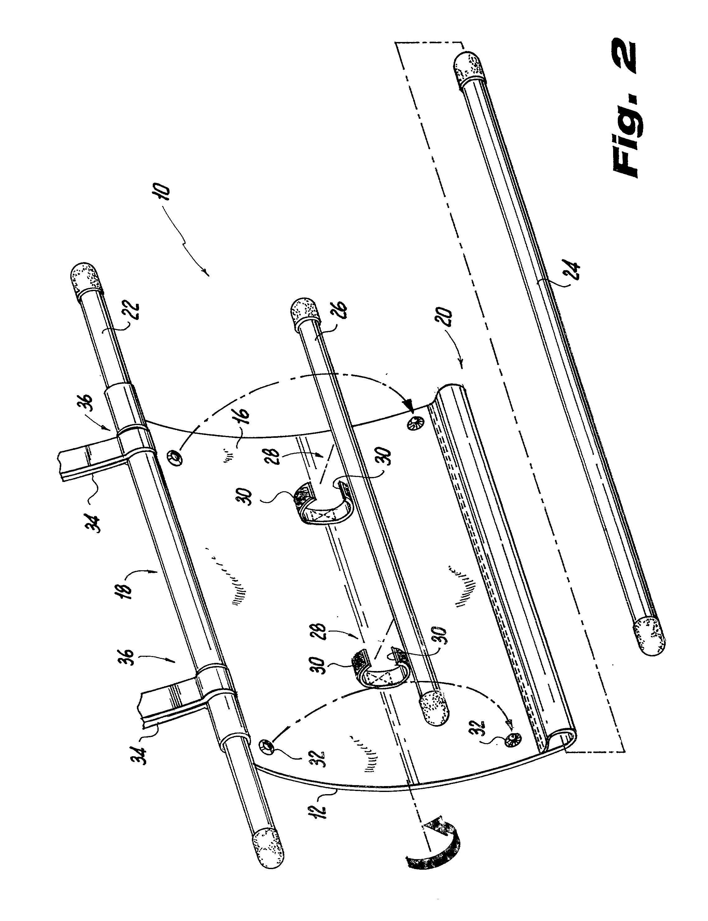 Apparatus for supporting articles on an easel