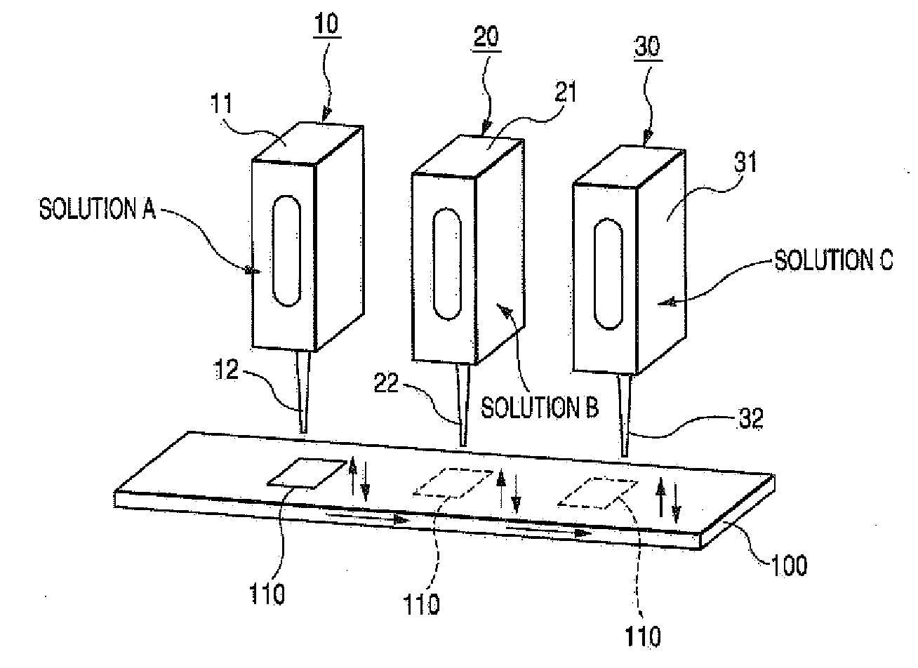 Biochip production apparatus