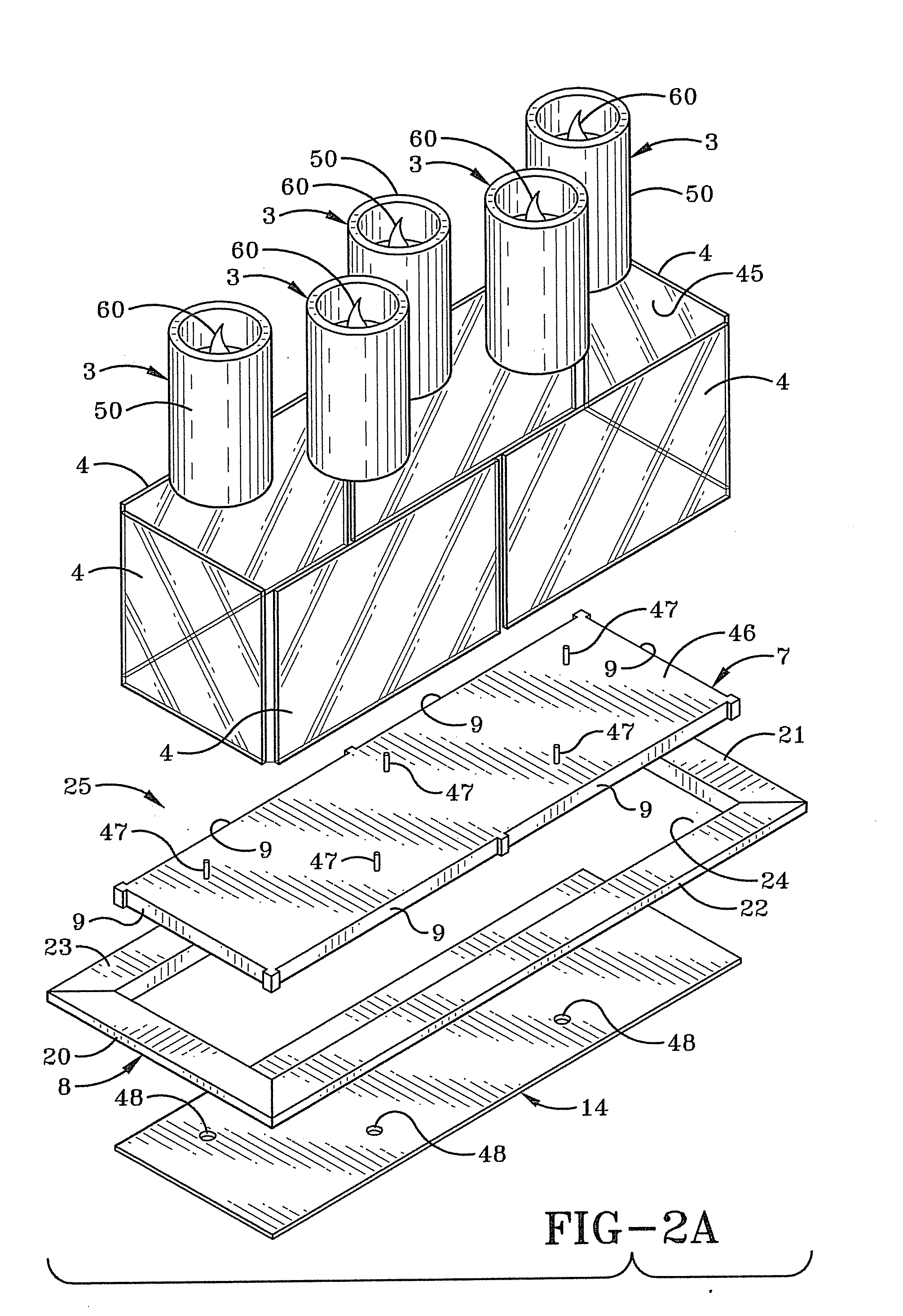 Candle fireplace