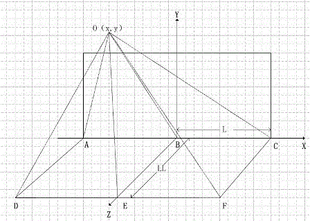 Open three-dimensional arrangement type ultrasonic automatic target-reporting device