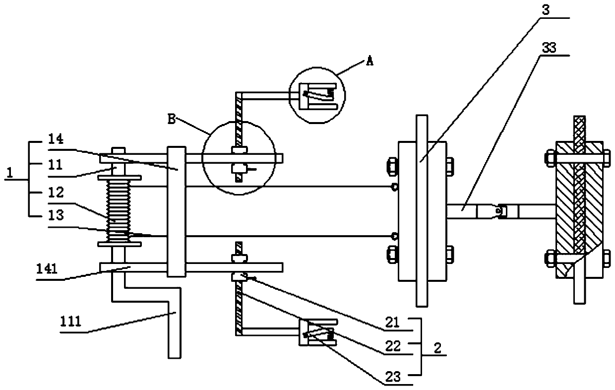 Adjustable pipeline inner wall traction cleaning device