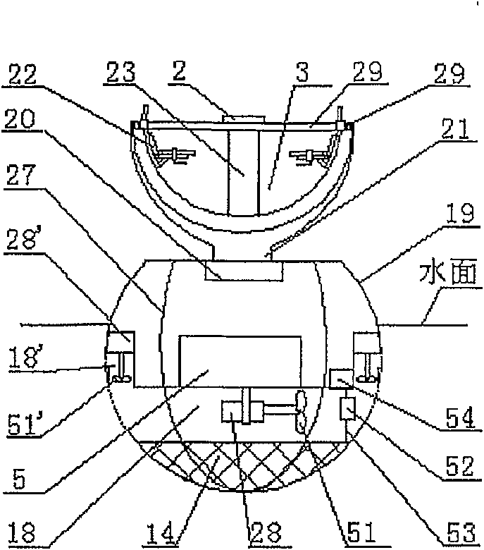 Person-carrying float on water, and making and using method