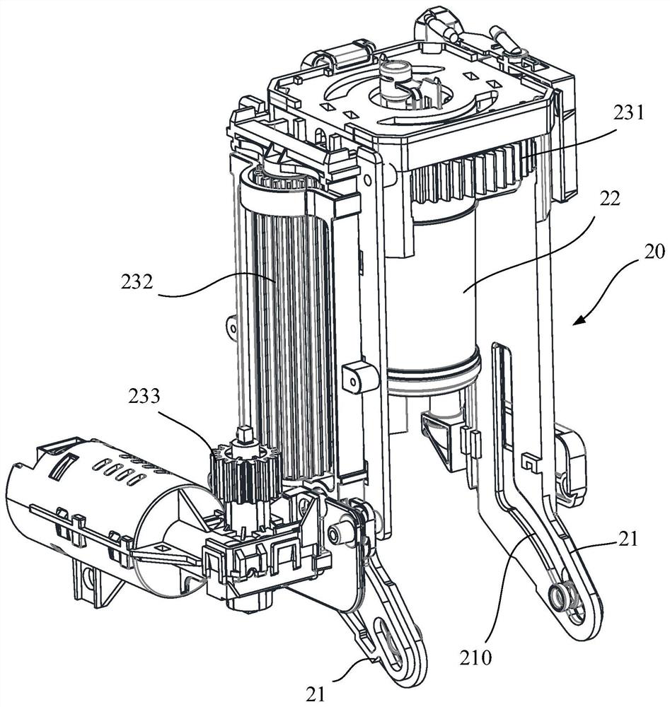 Modulation assembly movement mechanism and beverage machine comprising the same