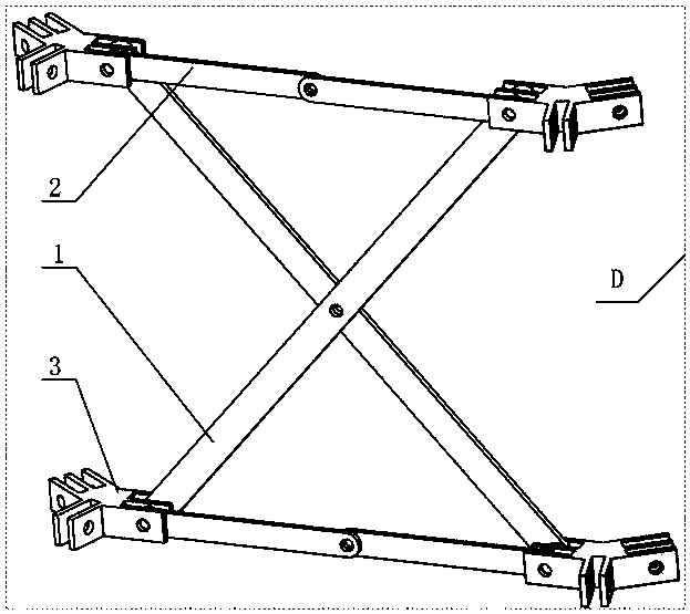 Fully scissor hinged double-layer annular truss deployable antenna mechanism