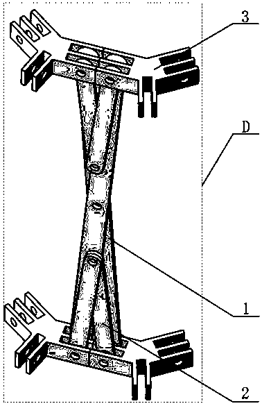 Fully scissor hinged double-layer annular truss deployable antenna mechanism