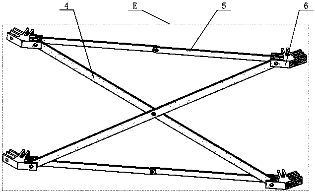 Fully scissor hinged double-layer annular truss deployable antenna mechanism