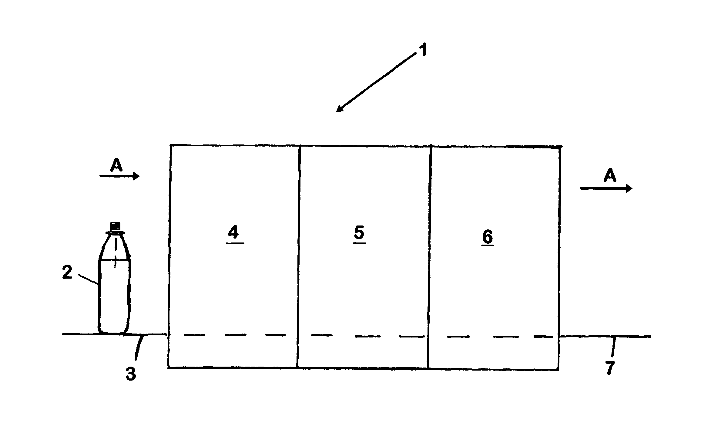 Beverage bottling plant for filling bottles with a liquid beverage filling material