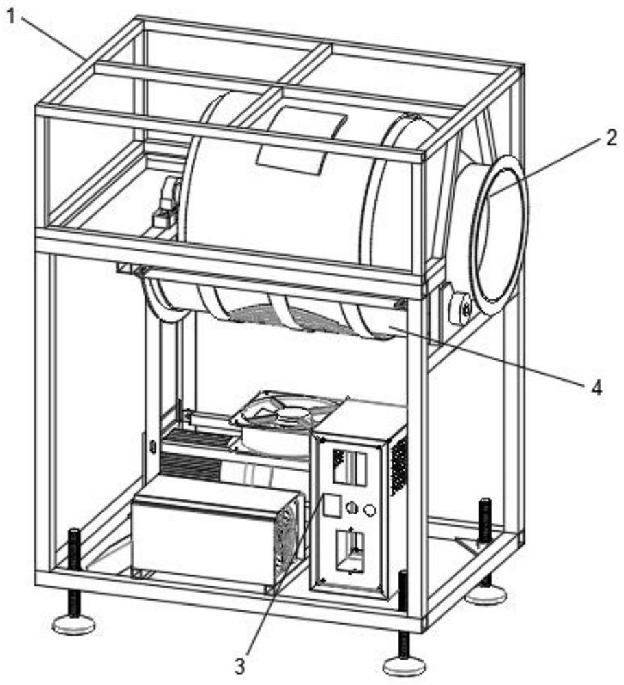 An electromagnetic heating type stainless steel pot food roaster