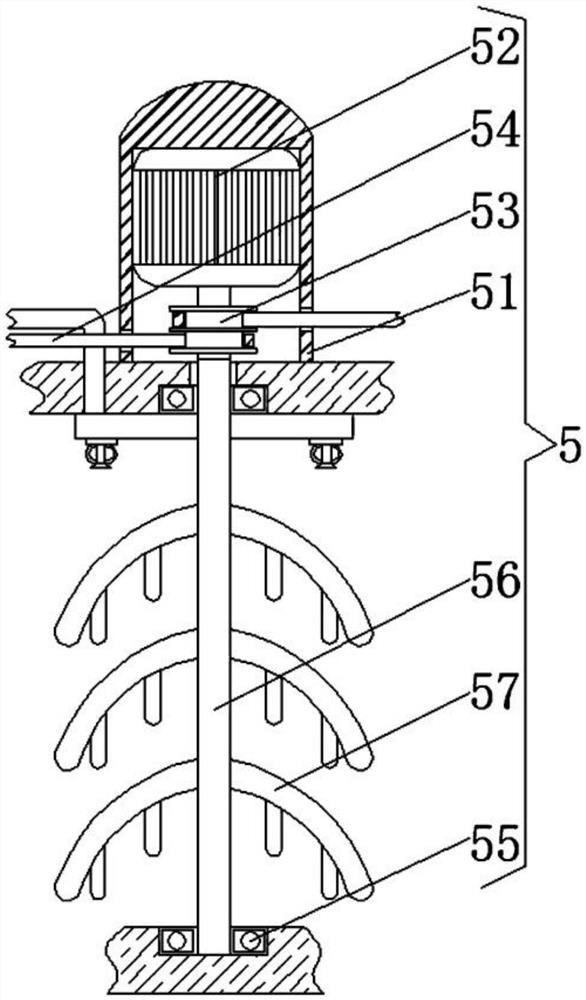 Mashing device and method for amethyst processing based on cleaning, drying and combined conveying