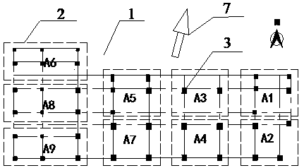 A blasting demolition method for building longitudinally inclined and collapsing zone by zone