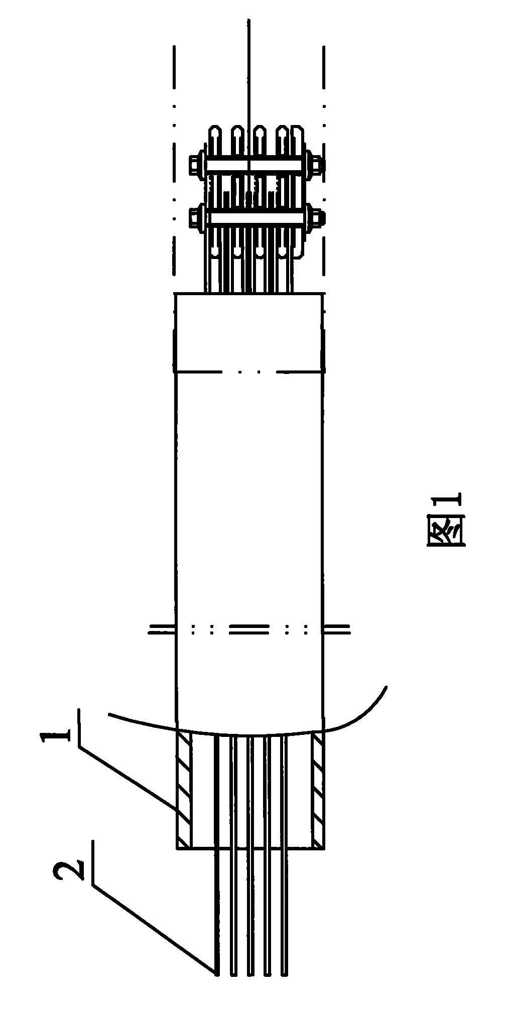 Solid bus slot with high strength