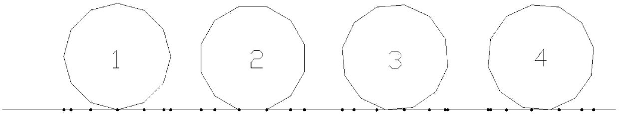 Corn ear symmetry-based row number automatic detection method