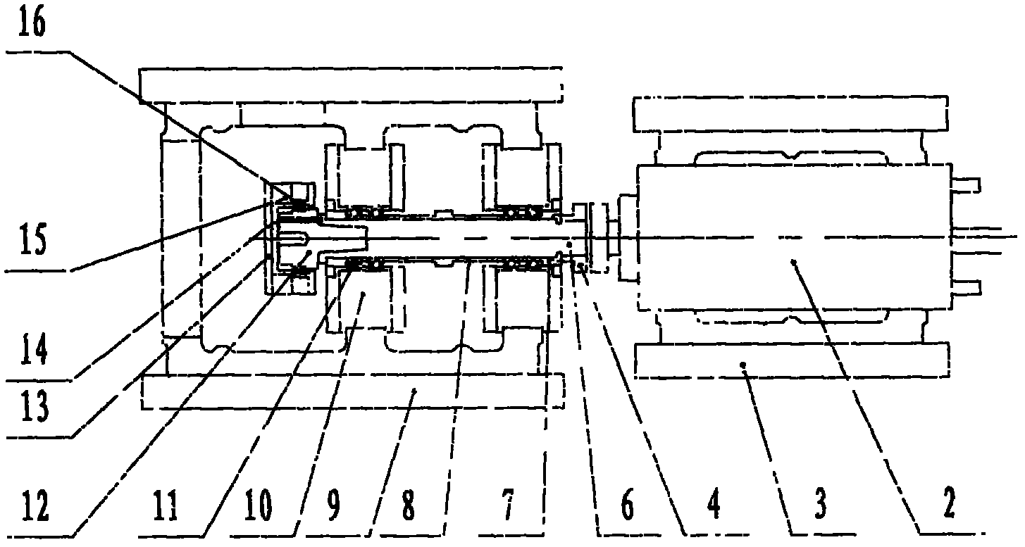 Aircraft engine spindle bearing testing machine