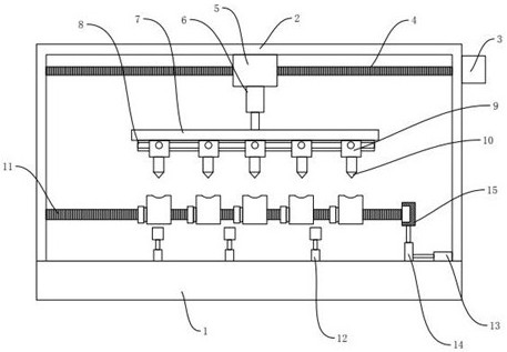 Metal pipe stamping device