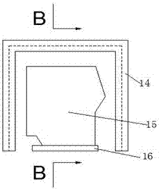 Casting waste heat recycling device based on radiant heat exchange