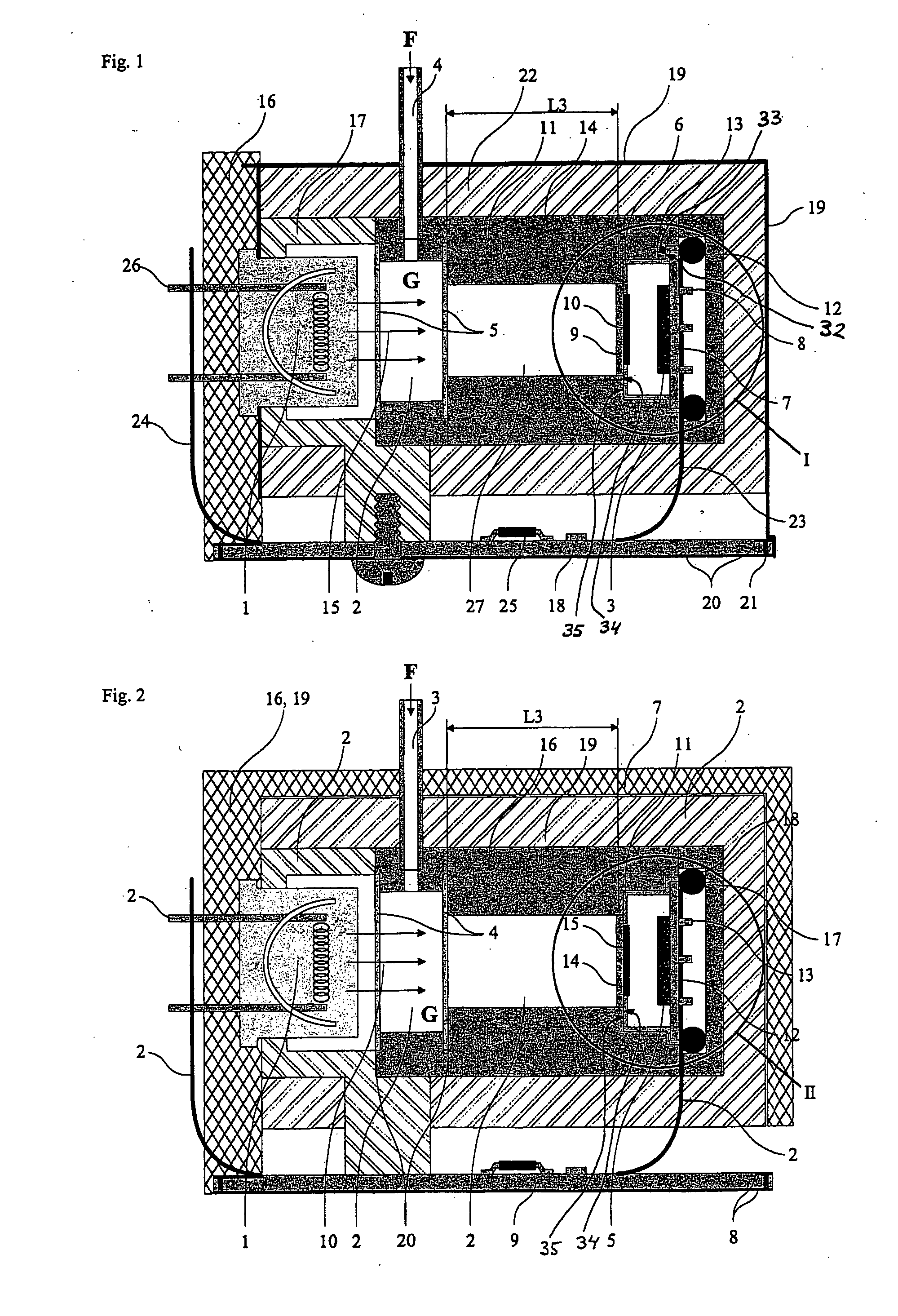 Method and apparatus for eliminating and compensating thermal transients in gas analyzer