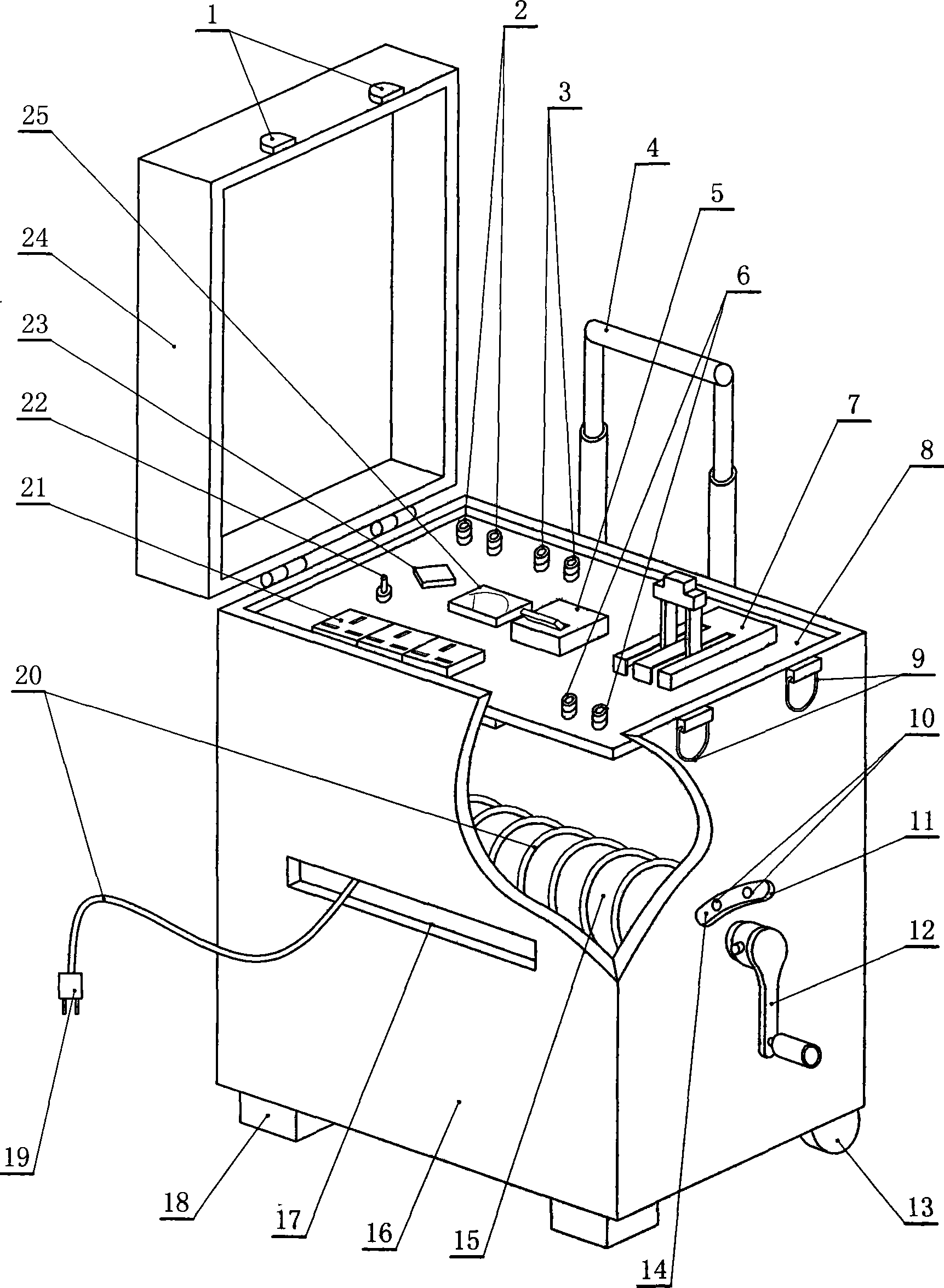 Mobile electrical power box