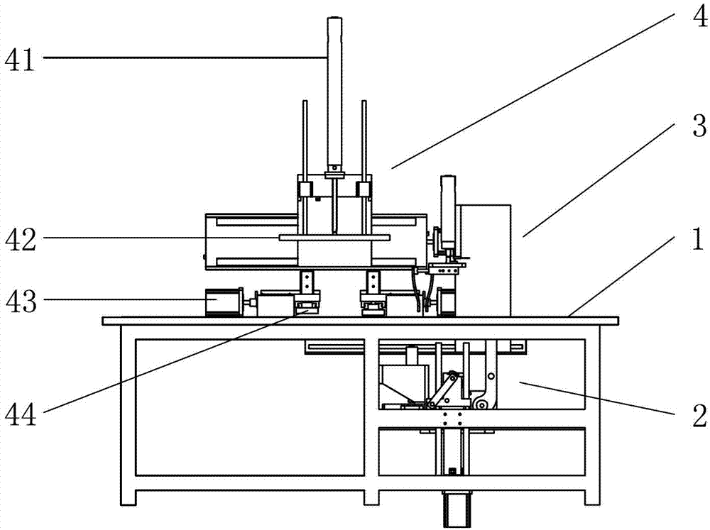 Full-automatic feeding device of sewing machine