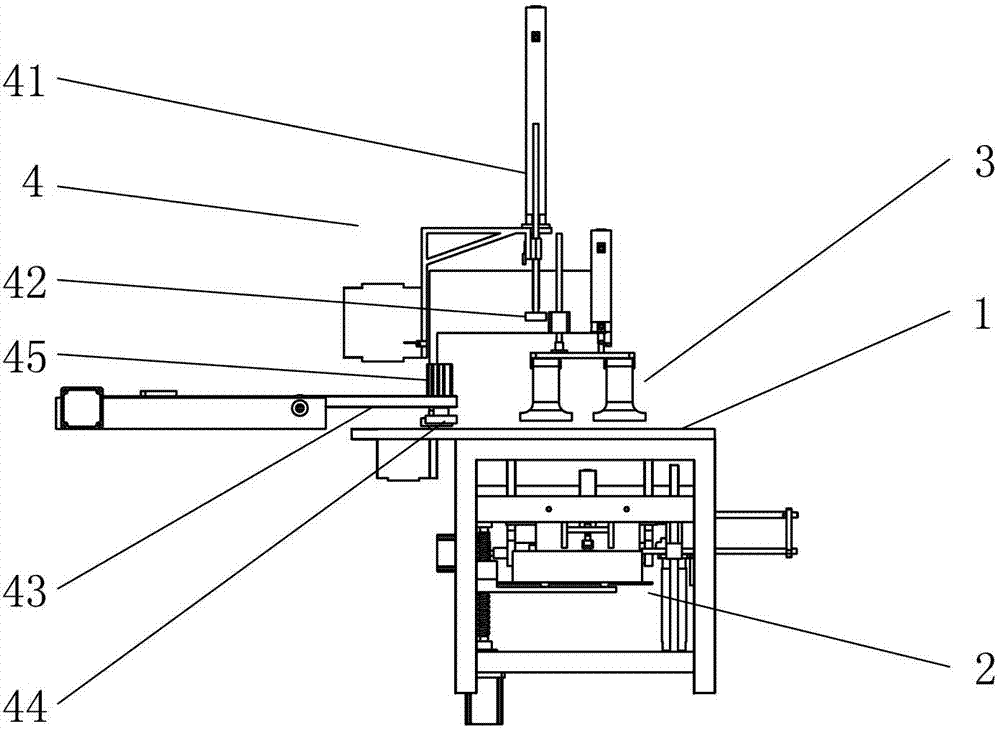 Full-automatic feeding device of sewing machine