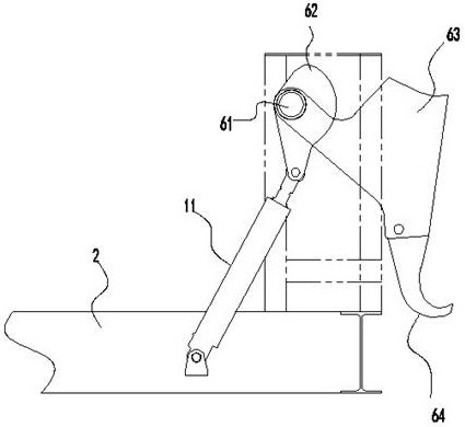 A special pipe string conveying device for vertical root workover equipment