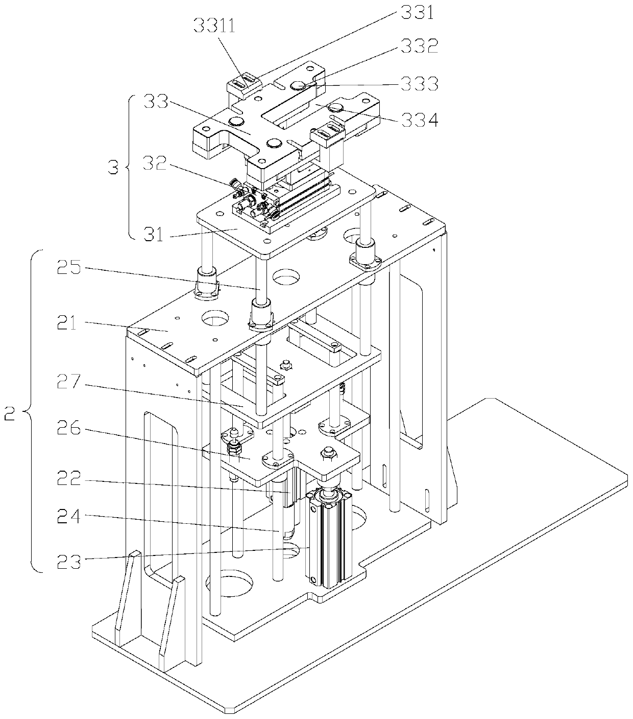 Automatic rotating and overturning device