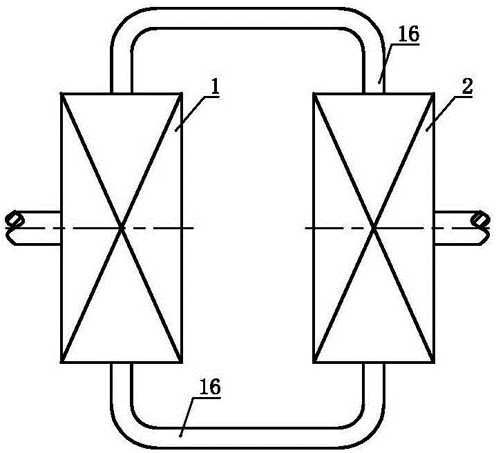 Volume type energy adjusting system and device thereof