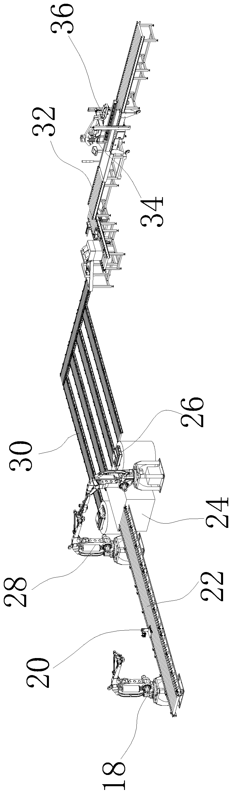 Automatic filament falling system of spinning winding machine