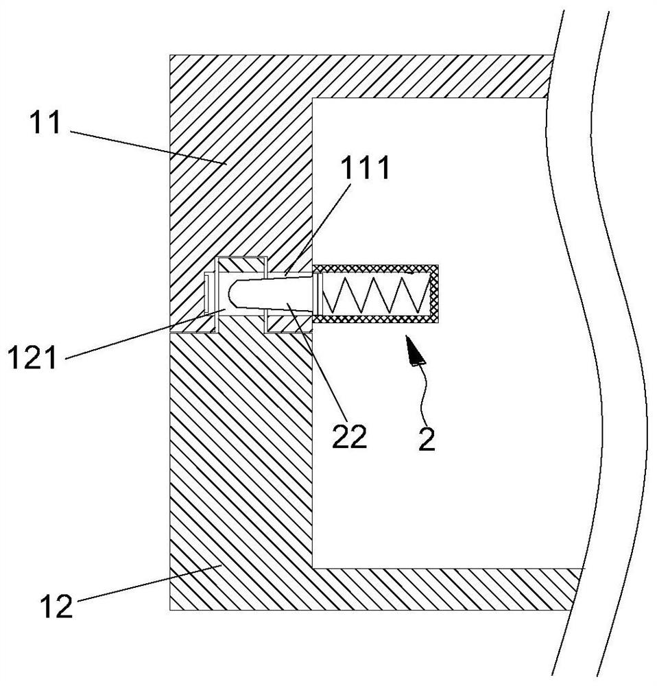 Anti-disassembly structure of electronic cigarette