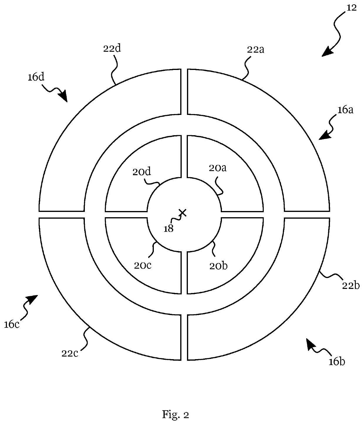 System for the one-sided generation of magnetic fields for the multidimensional encoding of magnetic particles and method of operation thereof