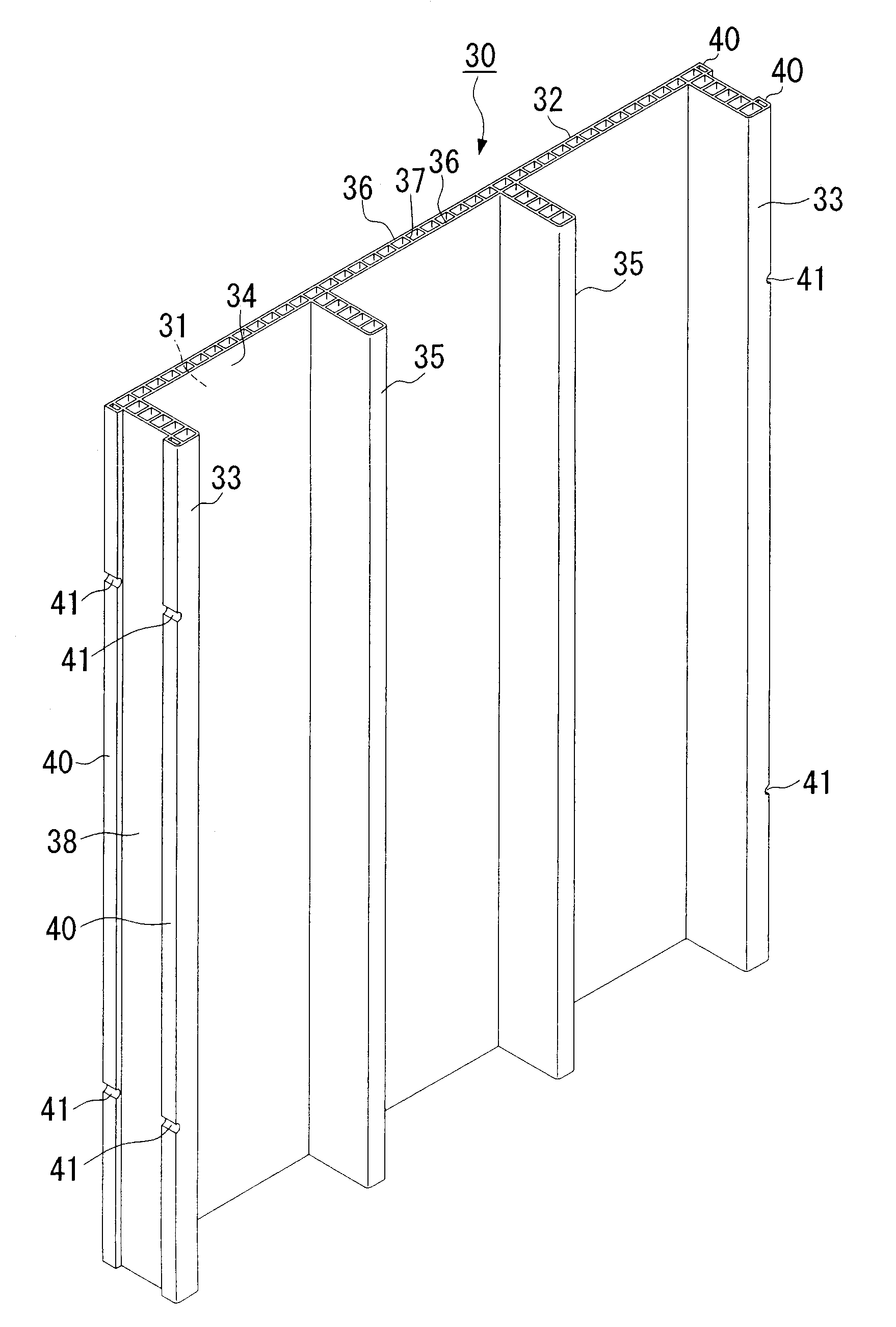 Form panel for placing concrete